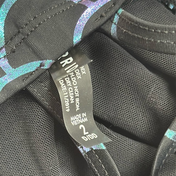 TORRID iridescent holo mermaid one piece swimsuit bathing suit, 2X D/DD. - Picture 8 of 8